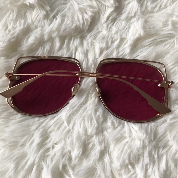 DIOR STELLAIRE 6 cutout metal geometric Sunglasses - Picture 6 of 9